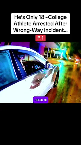 He’s Only 18~College Athlete Arrested After Wrong-Way Incident… #police #cops #crime #karen #law 