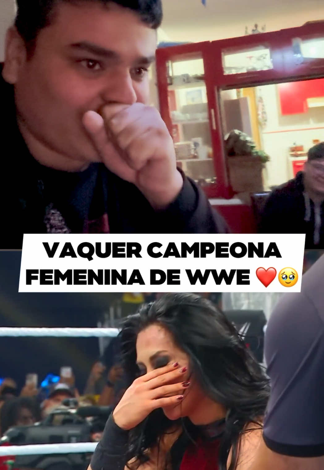 LA EMOCIÓN ES ÚNICA!!! ❤️  STEPHANIE VAQUER ES HISTÓRICA! 🥹🙏 Fue este año precisamente en Indianápolis cuando la vi en vivo y en directo debutar en el roster principal entrando sorpresivamente al Royal Rumble, y hoy… es esa misma ciudad la que la ve como campeona femenina de WWE! No tengo palabras, pura emoción 🥹😭 #WWE #luchalibre #stephanievaquer #chile #vivachile @Stephanie Vaquer 