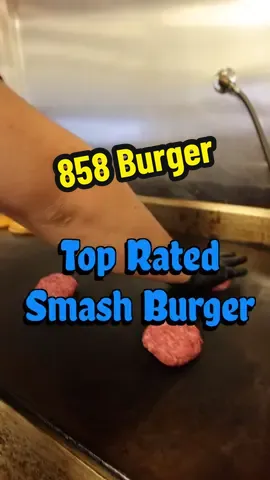 A good smash burger to add to your lists #858burger #smashburger #burgerlover #sandiego #sandiegofood @858burger 