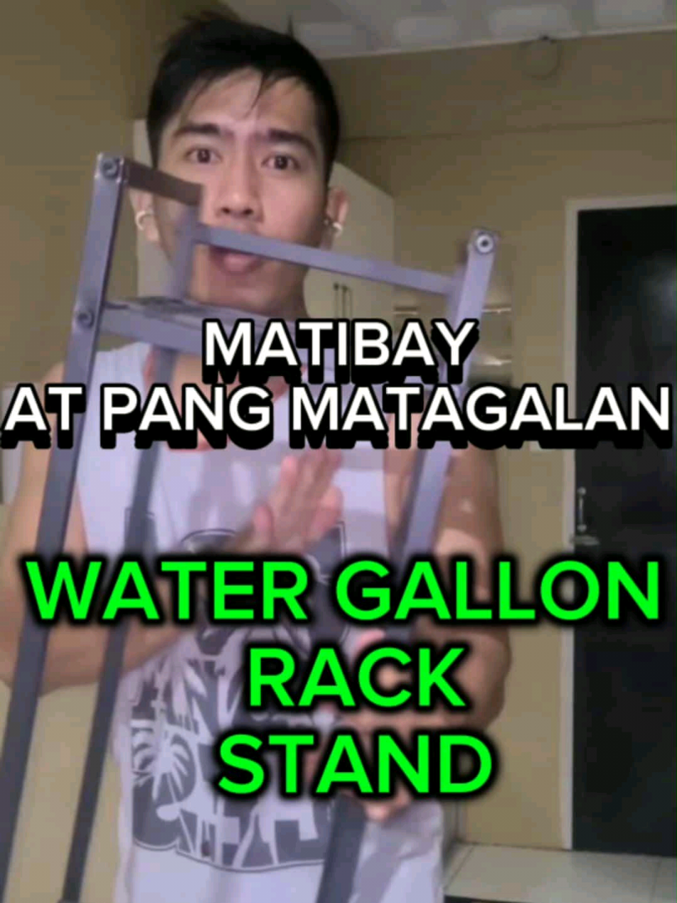 MATIBAY AT PANGMATAGALAN WATER GALLON RACK STAND LEGIT! #watergallonrack  #gallonstand  #watergallonrackstand  #homehacks  #homeessentials 