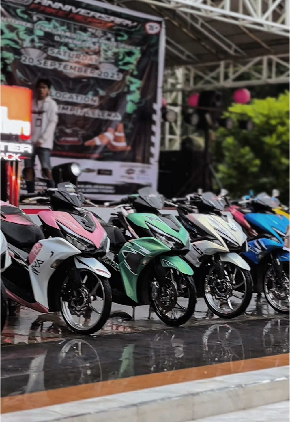 Fake Aerox main kolam💦 #aerox155 