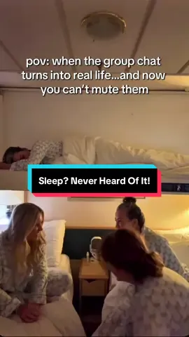 it’s giving middle school sleepover… but louder, older and way more fun 🎉 at least we look cute in our matching pj’s 😂 #GirlsTrip2025 #CruiseLife #MomHumor #tiktokshoprestock #momsover40 @Just Being Jordann 