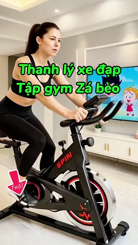 Thanh lý e đạp tập gym Zá bèo #xuhuongtiktok #xuhuong #xedap