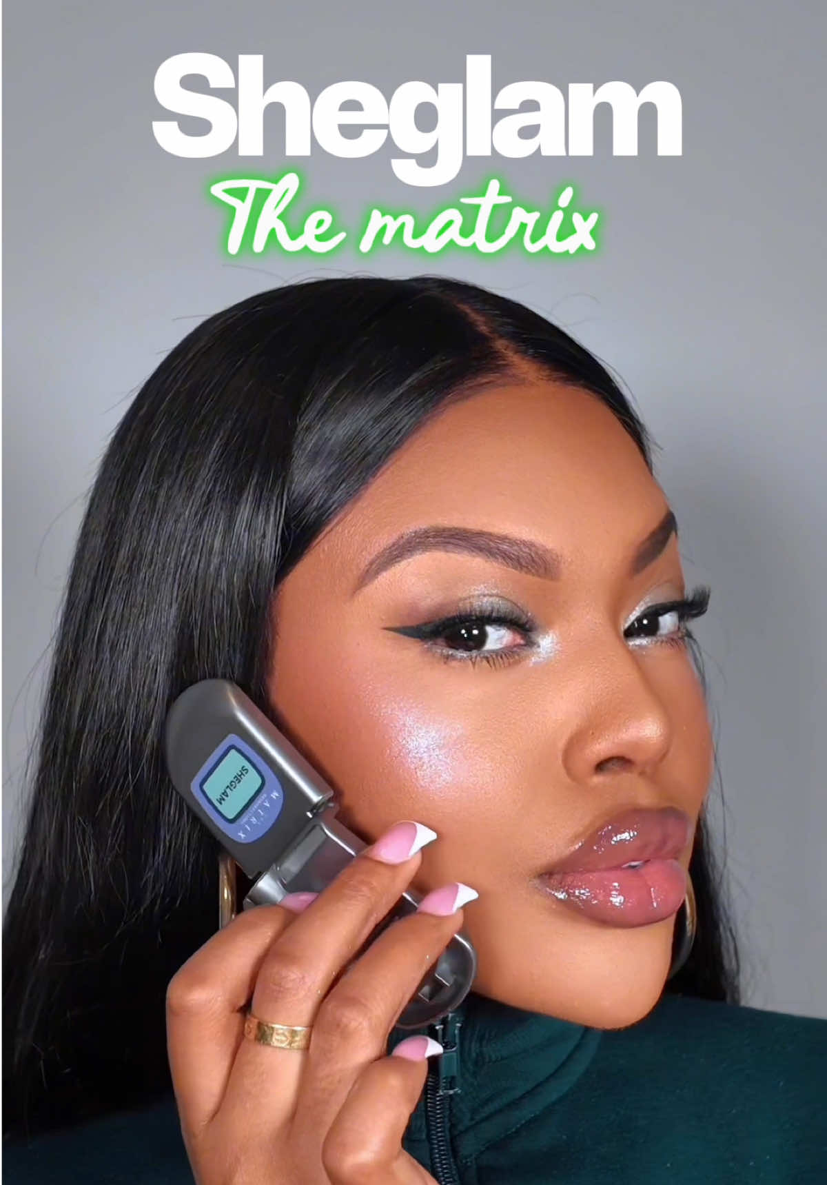 A fun new collection from @SHEGLAM  #SHEGLAMXTHEMATRIX #y2k #SHEGLAMcollection #sheglam 