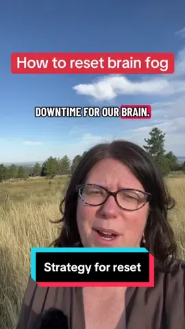 Hack to reset mental fog due to overwhelm #burnout #stressreductiontechniques #MentalHealth #overwhelmed #brainfog 