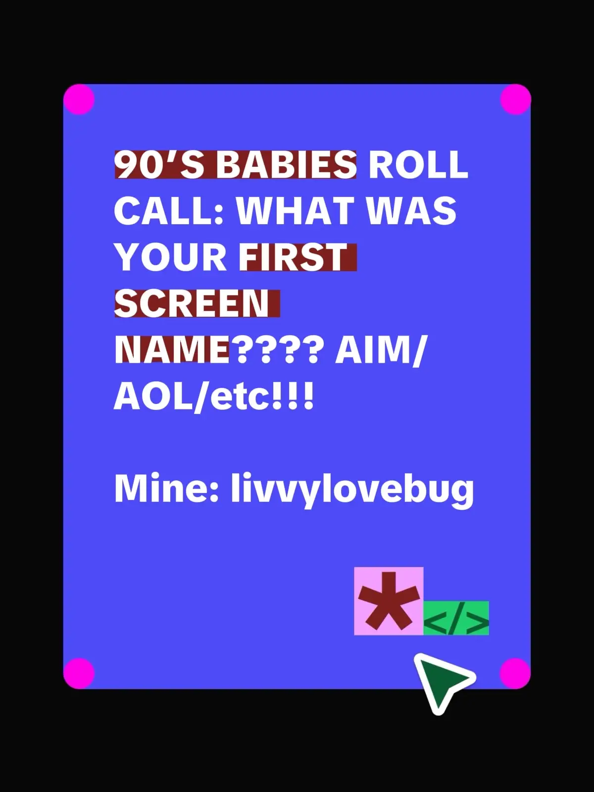 #aol #aim #myspace #90s #90sthrowback 