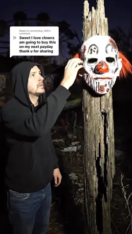 Replying to @countryboy_300 good call bro.  This mask is insane in person. ##halloweenmask##halloweencostume##scarymask##clown##creepy