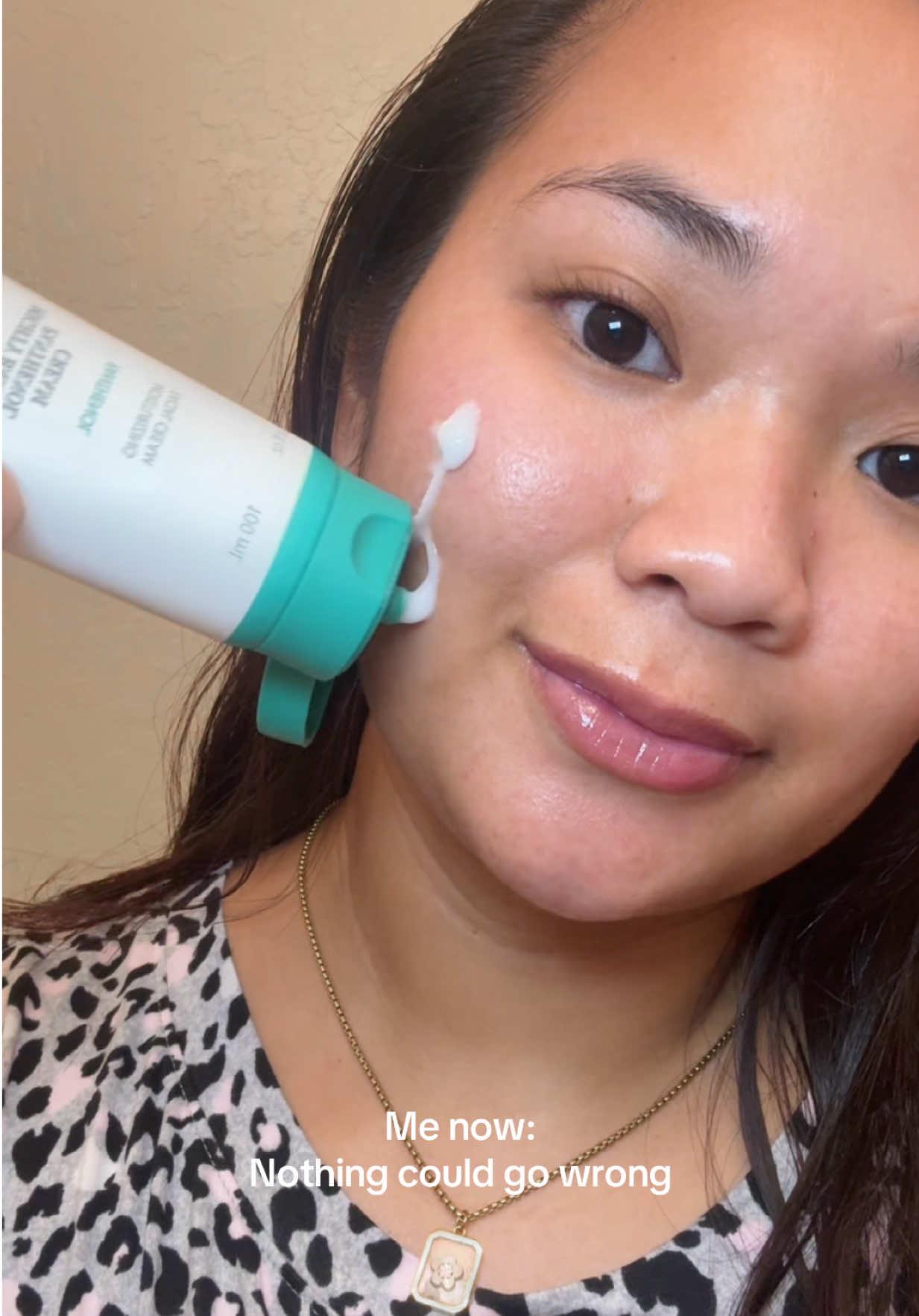 The panthenol, Korean bamboo and squalane work wonders on my skin. Broken skin barrier, who?  #Purito #PanthenolCream #AcneTreatment #RealPostAcneCream #RealPostAcneCreamChallenge @PURITO SEOUL @Purito USA 