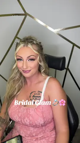 Cortnie’s Wedding Day Glam 💍🌸 #bridaltiktok #bridalmakeup #syracusemakeupartist #nycmakeupartist 