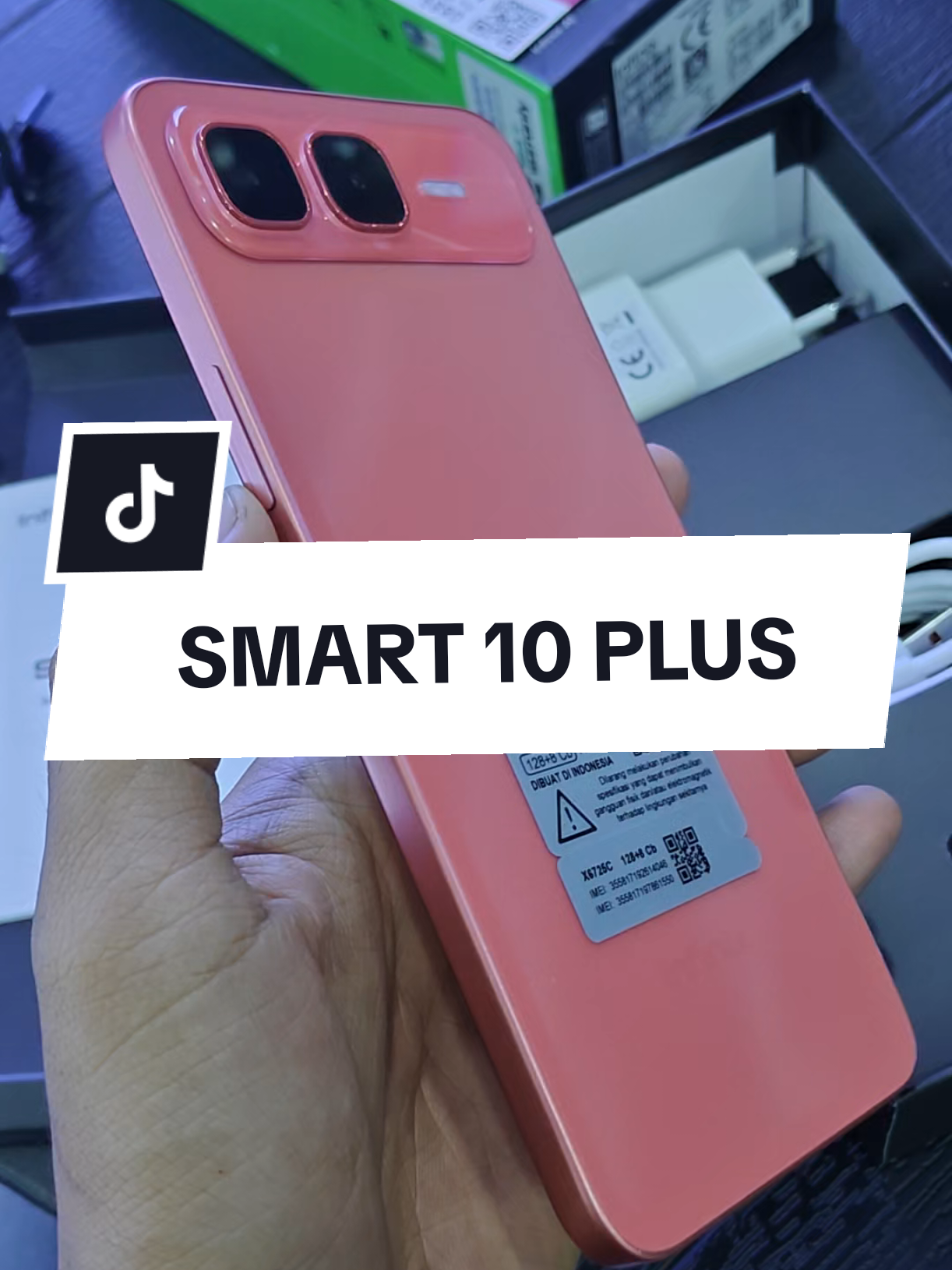 Siap, aku bikinin versi promo singkat & menarik dari deskripsi Infinix Smart 10 Plus tadi 👇 --- 🔥 Infinix Smart 10 Plus 🔥 Layar lega 6,67” refresh rate 120Hz ➡️ scrolling super mulus! 📸 Kamera depan & belakang 8MP, cocok buat selfie & video call. ⚡ Baterai jumbo 6.000 mAh + fast charging 18W, tahan lama seharian. 💾 RAM sampai 8GB + ROM 128GB, lega buat simpan file & aplikasi. 🎶 Speaker stereo + sidik jari samping, makin praktis & stylish. ✨ Semua ini dengan harga ramah kantong! 📱 Saatnya upgrade ke Infinix Smart 10 Plus sekarang juga! 🚀 #infinix #infinixsmart #hp 