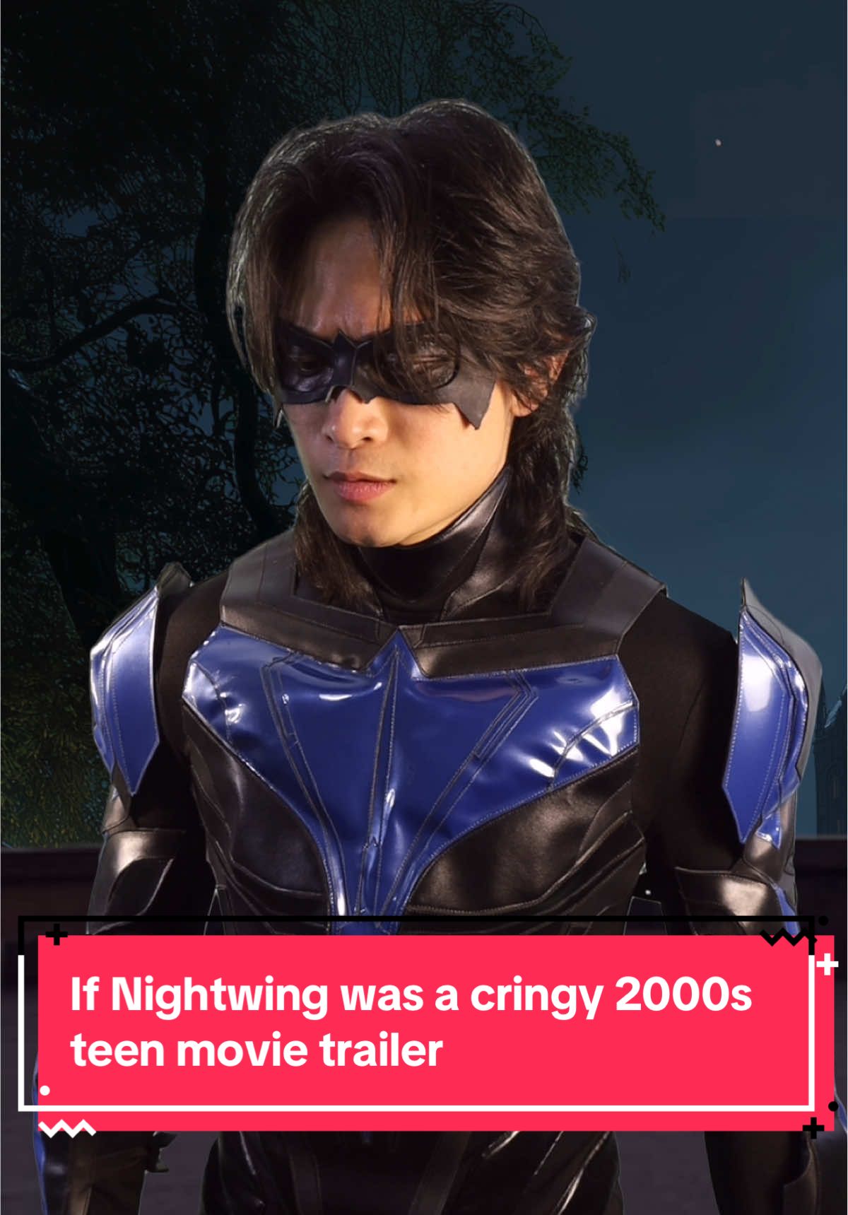 If Nightwing was a cringy 2000s teen movie trailer #2000s #nightwing #redhood #teentitans #dynamicduo 