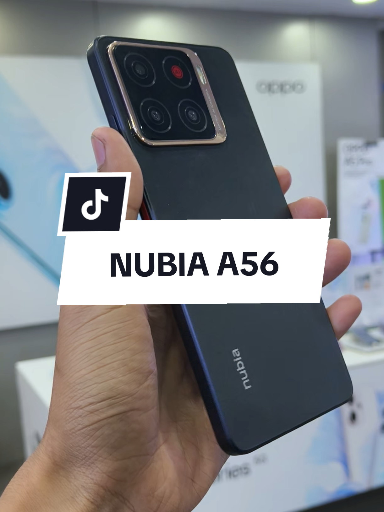 🔥 Nubia A56 – HP kece harga ramah! 🔥 📱 Layar 6,75” HD+ refresh rate 90Hz → smooth buat scroll & nonton. ⚡ RAM 4GB + RAM Dinamis sampai 12GB, ROM 128GB → lega tanpa takut penuh. 📸 Kamera 13MP + 8MP dengan fitur AI (Magic Editor & Magic Eraser). 🔋 Baterai 5.000 mAh tahan lama seharian. 🔐 Aman & praktis: Face Unlock + Fingerprint samping. ✨ Desain elegan, pilihan warna Celestial Black & Floating Gold. 💰 Harga Promo mulai 1 jutaan aja! 🎯 Cocok buat kamu yang cari HP awet, stylish, & performa mantap. #nubia #zte #hp 