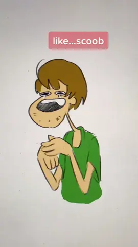 when i tell u I RAN to draw this as soon as i heard the sound LMAO #scoobydoo #shaggy #digitalart #illustration #xyzcba