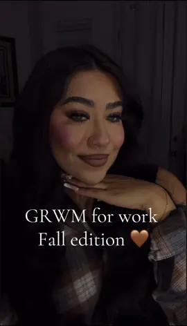 Latte makeup but make it fall ☕️ #GRWM #FallEdition #AutumnVibes #CozySeason