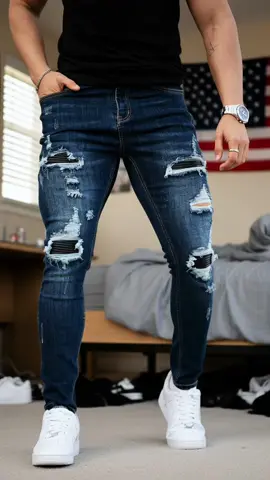 Comfy,stretchy and affordable 🔥👖✅#fallfreshness #fashionweek #tiktokmademebuyit #pants #dealsforyoudays #trousers #jeans #skinnyjeans #mensjeans #StreetStyle #streetwear 