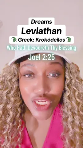 Leviathan: krokódeilos will manifest as crocodiles and / or worms … #deliverance #leviathan #christiantiktok 
