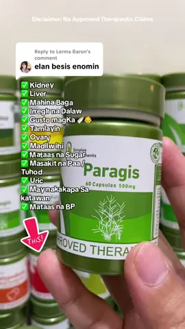 Replying to @Lerma Baron twice a day bago kain #paragis #paragiscapsule #paragisbenifits #smile #fy 
