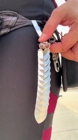 Scalemaille Clacker Rattlesnake Fidgets.  They scratch your brain.  🧠 🤤 ❤️ https://steampunkgarage.etsy.com/listing/4334423930 #asmr #fidgettoys #rattle #fidget #metallic 