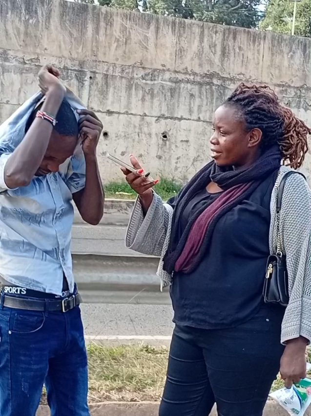 what aman can do woman can do better wacha atoe nguo tuone  This is funny women can't do this in public! #teamkenya #whatamancandoawomandoeabetter #justforfun #tiktokdrama#streetsinterviews 