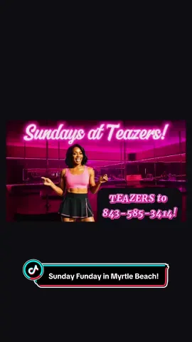 Make your Sunday in Myrtle Beach unforgettable! Beginner pole at Teazers is all about fun, confidence, and community. Nervous to come alone? Don’t be! Our studio is a safe space where you’ll feel welcome from the start and leave with new friends, new confidence, and a whole new vibe. Secure your pole online 📍💃 #MyrtleBeach #ThingsToDoInMyrtleBeach #MyrtleBeachLife #MyrtleBeachEvents #myrtlebeachpoledance 