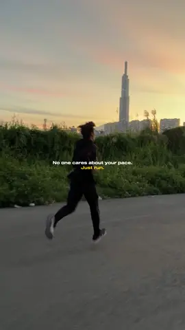 It’s not about the pace, it’s about the progress. Just run. #run #Running #motivation #activelifestyle #fyp 