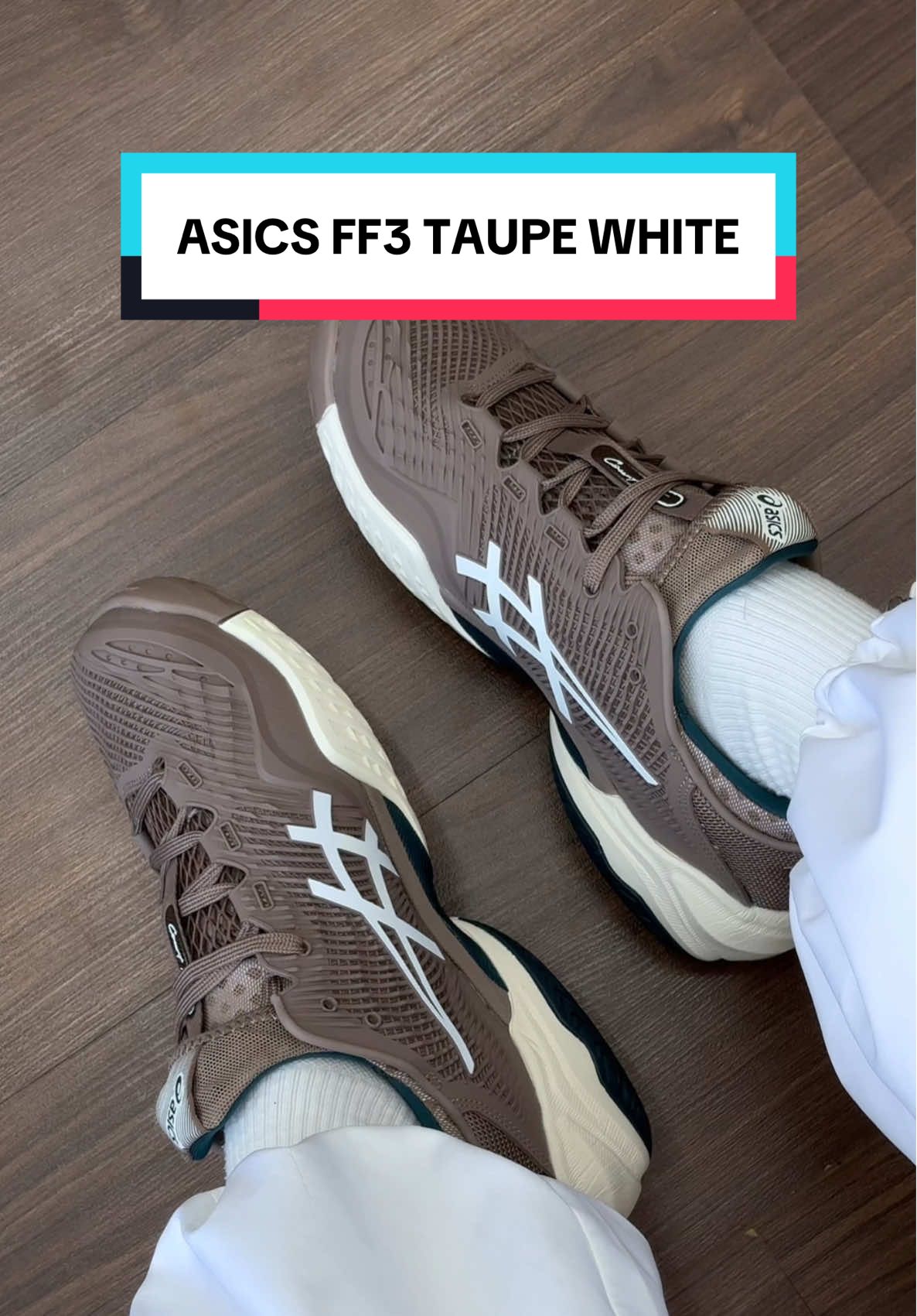 ASICS FF3 TAUPE WHITE #asics #sneaker #sneakerlagiay #sneakernhatrang #fyp 