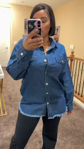 Comfortable Fabric: Made from 98% cotton and 2% spandex for comfort and durability. Distinctive Design: Features long sleeves, button-down, raw hem, and distressed details. Occasion Appropriate: Ideal for a variety of settings including traveling, shopping, and outdoor activities. Perfect Fit Reminder: Check the size chart to ensure you get the right fit. Seasonal Flexibility: Suitable for Spring, Fall, and Winter, enhancing wardrobe versatility. Versatile Style: Adds a laid-back and effortless chic vibe to any outfit.#fyb #viral 