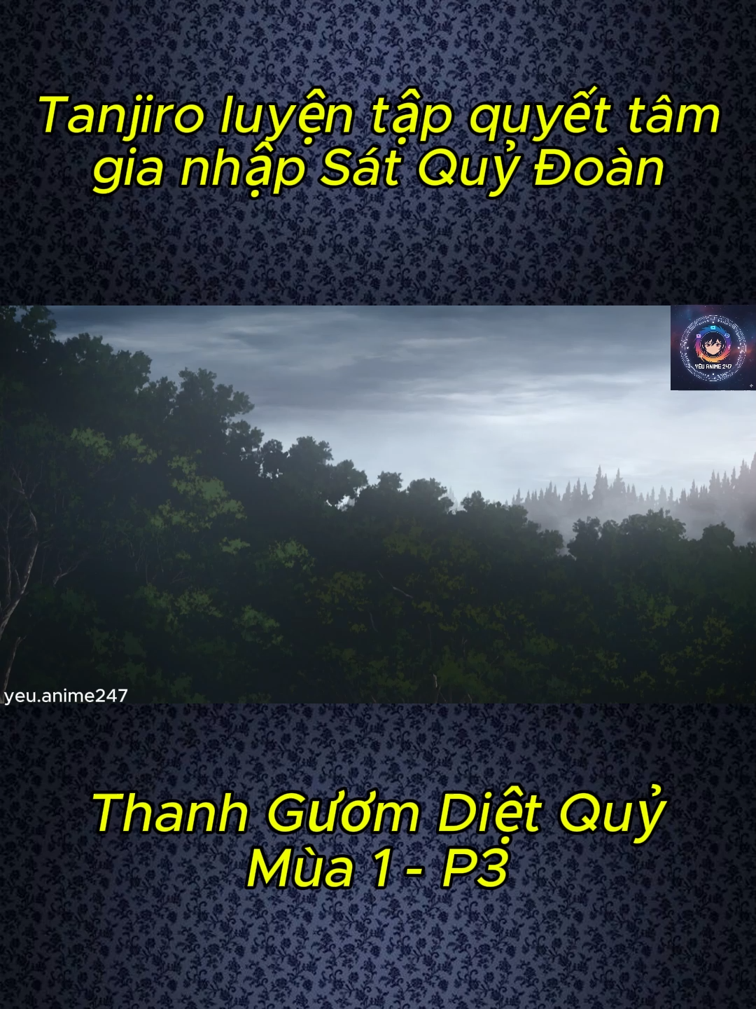 Quyết tâm cứu em gái cho bằng được. Tanjiro khổ luyện để được gia nhập Sát Quỷ Đoàn#kimetsunoyaiba #demonslayer #demonslayeredit #thanhguomdietquy #tanjiro #nezuko #inosuke #zenitsu #muzan #trending #xuhuong #2025