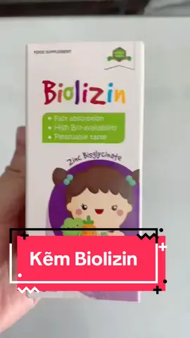 Kẽm Biolizin giúp bé ăn ngon tăng đề kháng #kẽm #zinc #kem #biolizin #forkids 