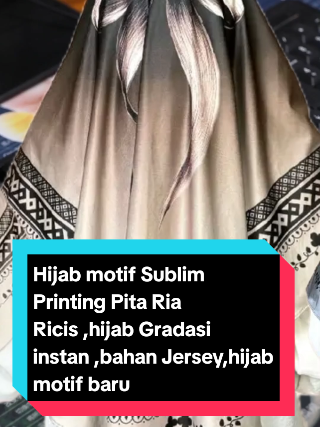 Hijab motif Sublim Printing Pita Ria Ricis ,hijab Gradasi instan ,bahan Jersey,hijab motif baru fashion wanita muslim kekinian,untuk cara ordernya,klik keranjang kuning di kiri bawah#hijabinstan #hijab #hijabprinting #hijabmotif 