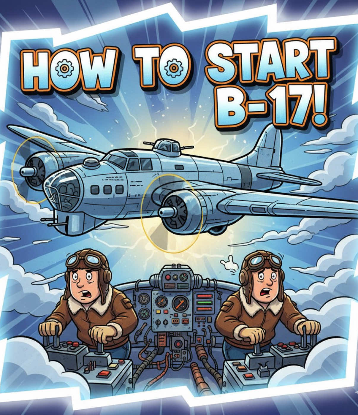 How to start the B-17 Flying Fortress Song! #usa #education #b17 #flyingfortress 