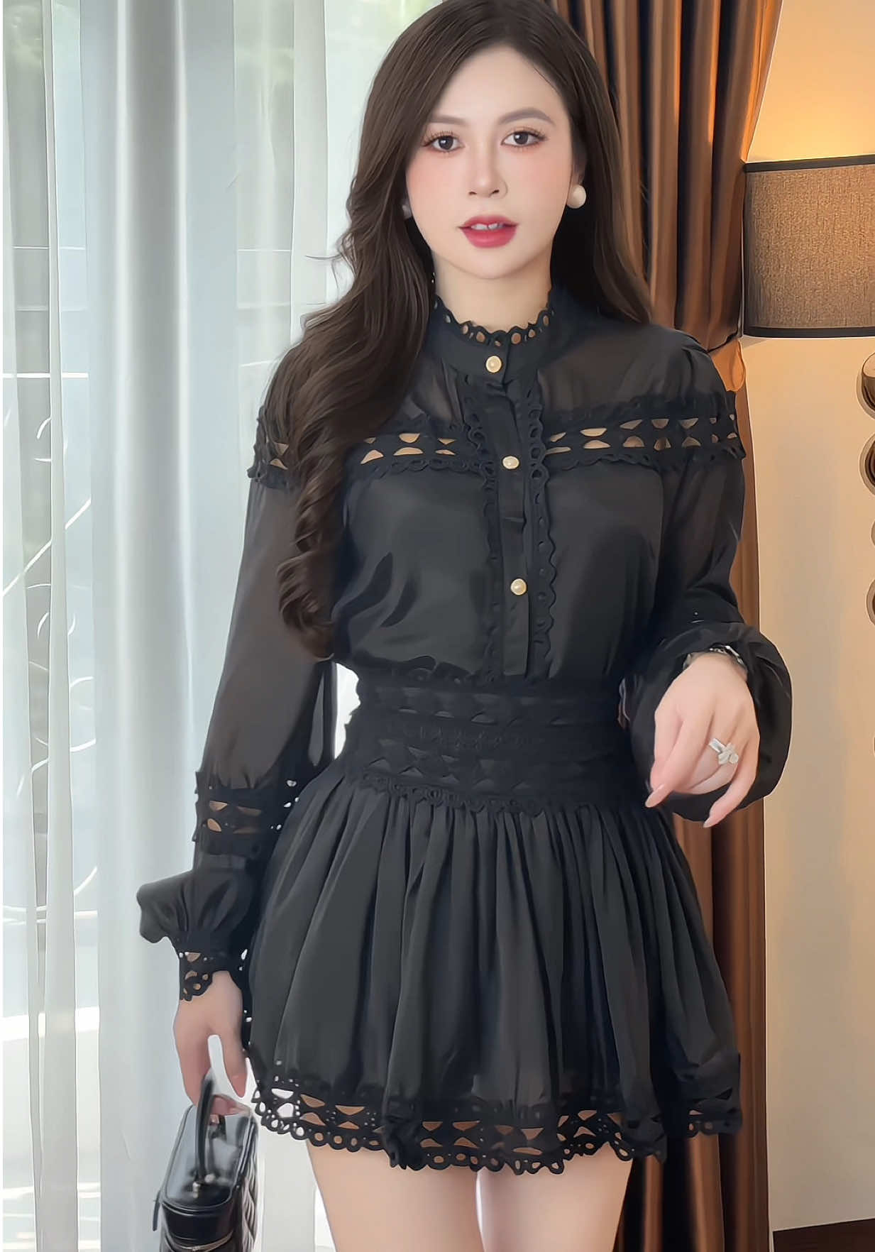 E là ko thể 🥰 #thoitrangnu #lyna_vaythietke #setdep 