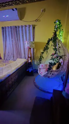 নিজের মনের মত করে একটা ঘর সাজানোর স্বপ্ন সব মেয়েরই থাকে বোধহয়। 🥰আমার ঘর আমার শান্তির জায়গা আলহামদুলিল্লাহ🏡🌉🥹#roomdecor #badroom #RoomTour #unfrezzmyaccount #viralvideo 
