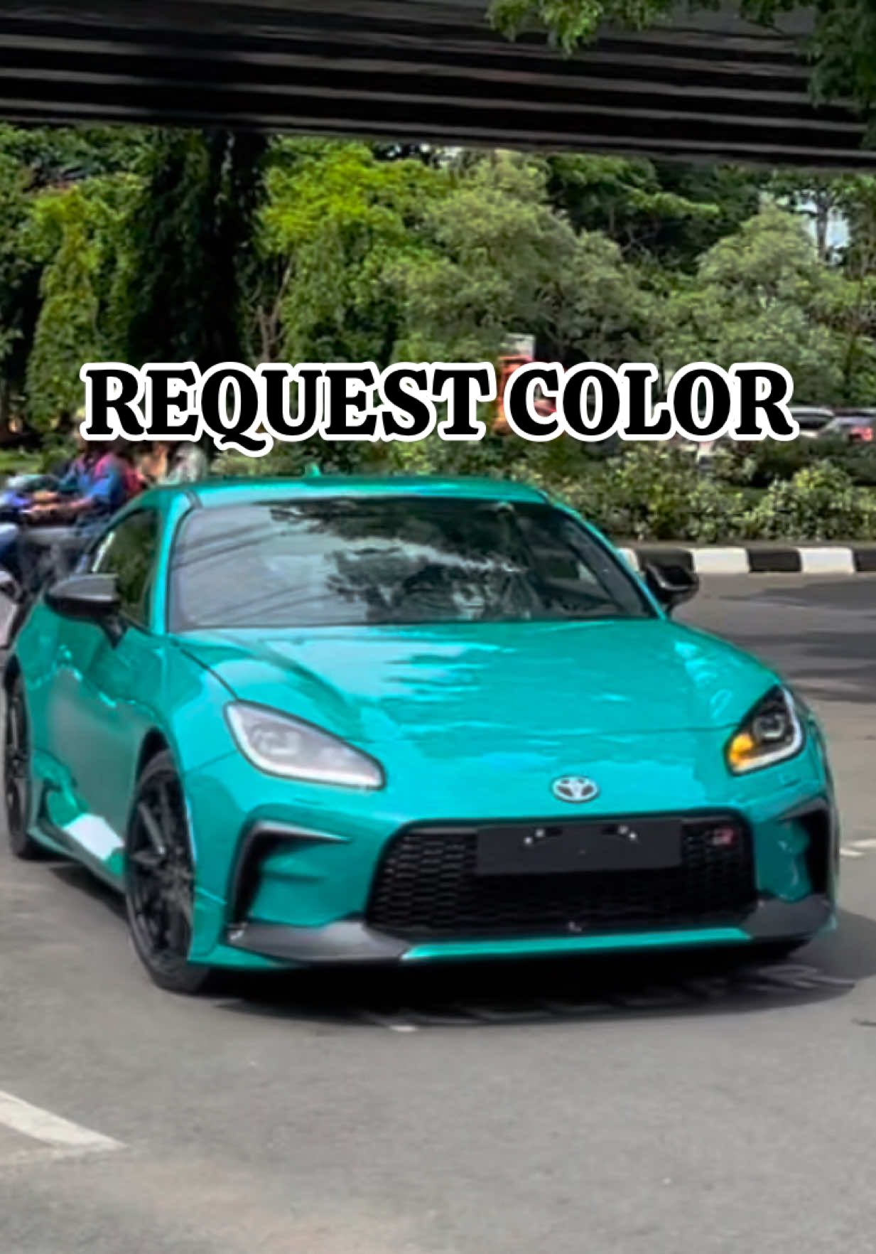 menerima Request Color sebelum Serah Terima Unit •🩵 #Toyota #GR86  #Makassar 