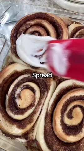 First time making cinnamon rolls, sucessful #baking #cinnamonroll #trending #scary #foryoupage 