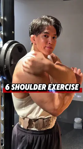 6 shoulder exercise‼️ . . #shoulder #shoulderworkout #exercise #training #gymworkout 