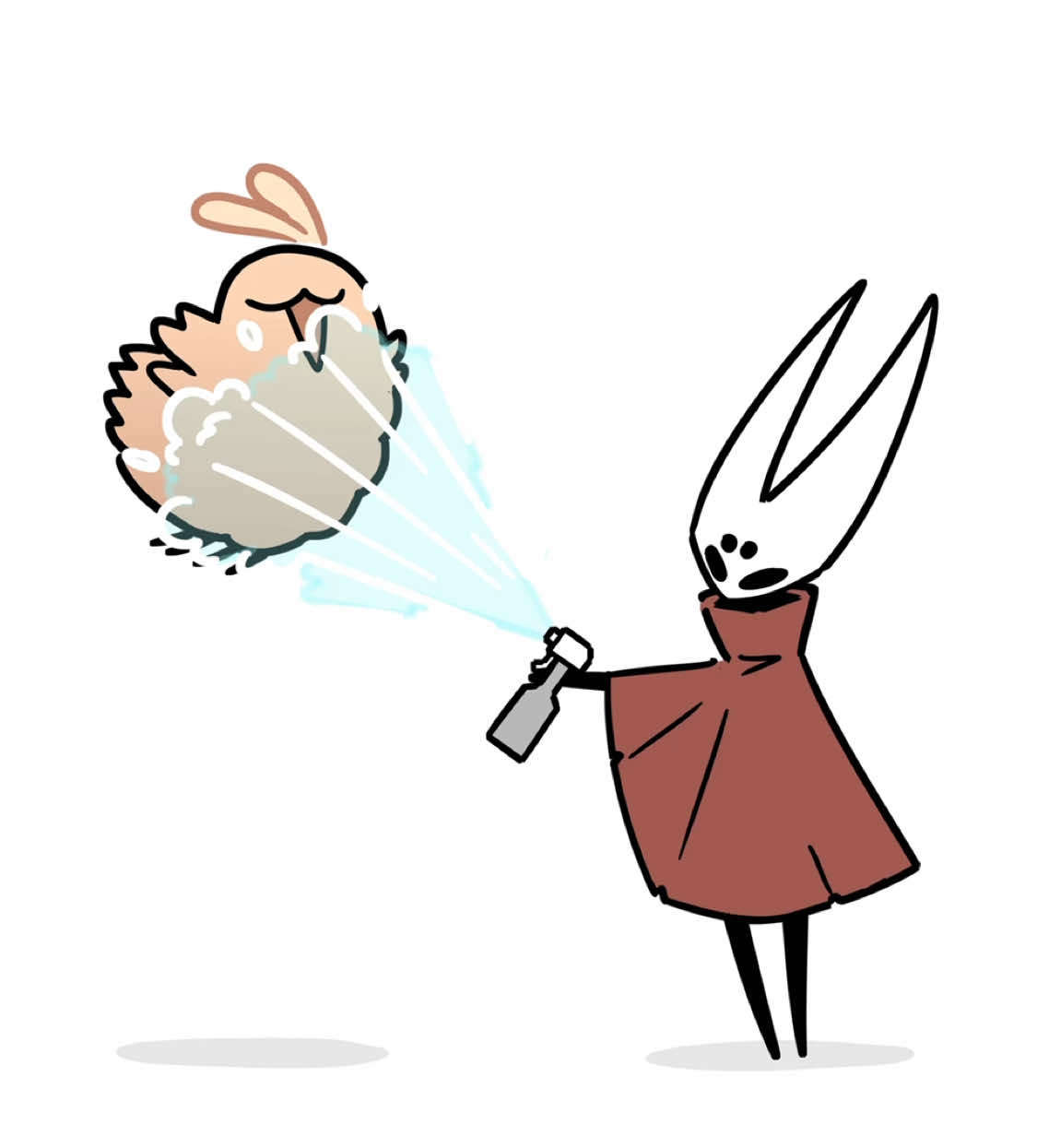 awooo my bellay !!  #silksong #hollowknightsilksong #silksongflea #silksonghornet 
