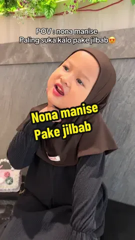 Siapa nihhh yang sikecilnyaaa suka banget juga kalo dipakein jilbab?😍😘😘 masyaAllah tabarakallah pastinya pake jilbab super nyaman dari mimmi😍 #jilbabanak #hijabanak #bergoanak 