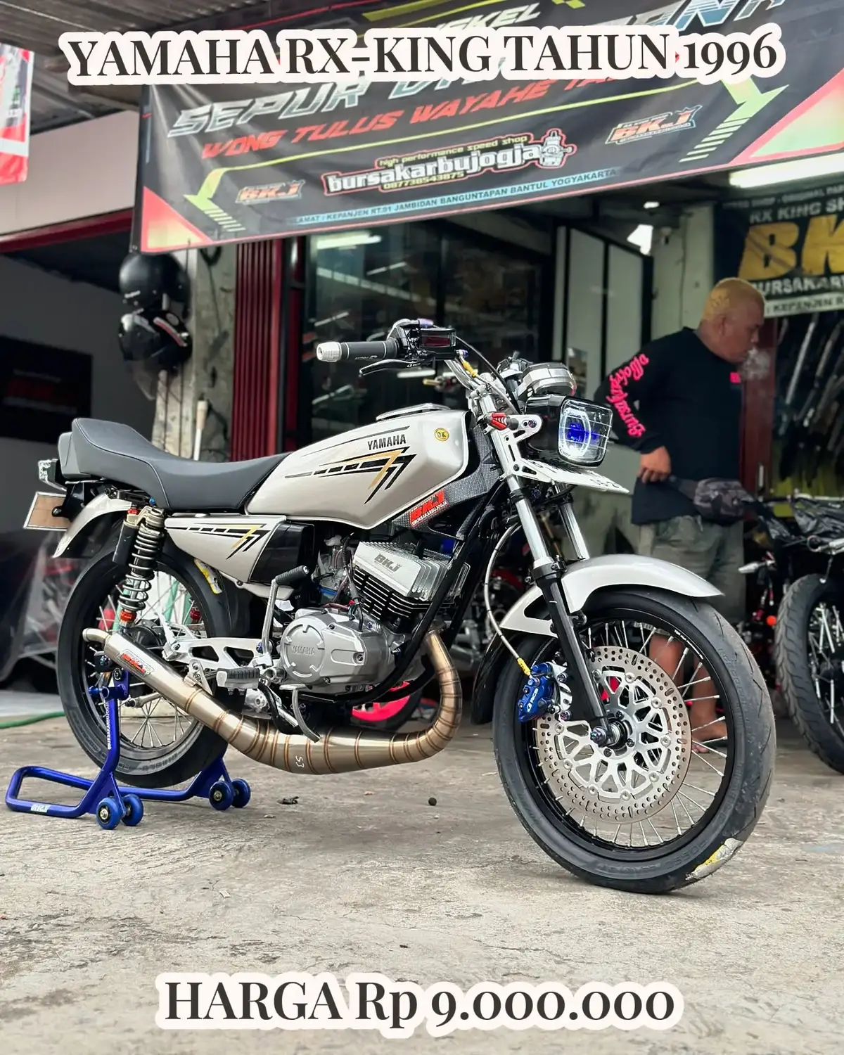 ✅ for sale Yamaha RX-KING tahun 1996 ✅ Redy kendaraan ✅ O MEREK : YAMAHA RX-KING  O TAHUN : 1996 O HARGA CASH : Rp 9.000.000 O TANDA JADI : Rp 500.000 KELENGKAPAN KENDARAAN ⤵️ ✓ STNK & BPKB lengkap  ✓ bisa bantu mutasi  ✓ melayani cash & kredit  ✓ siap bantu kirim #yamaha #rxking #murah 