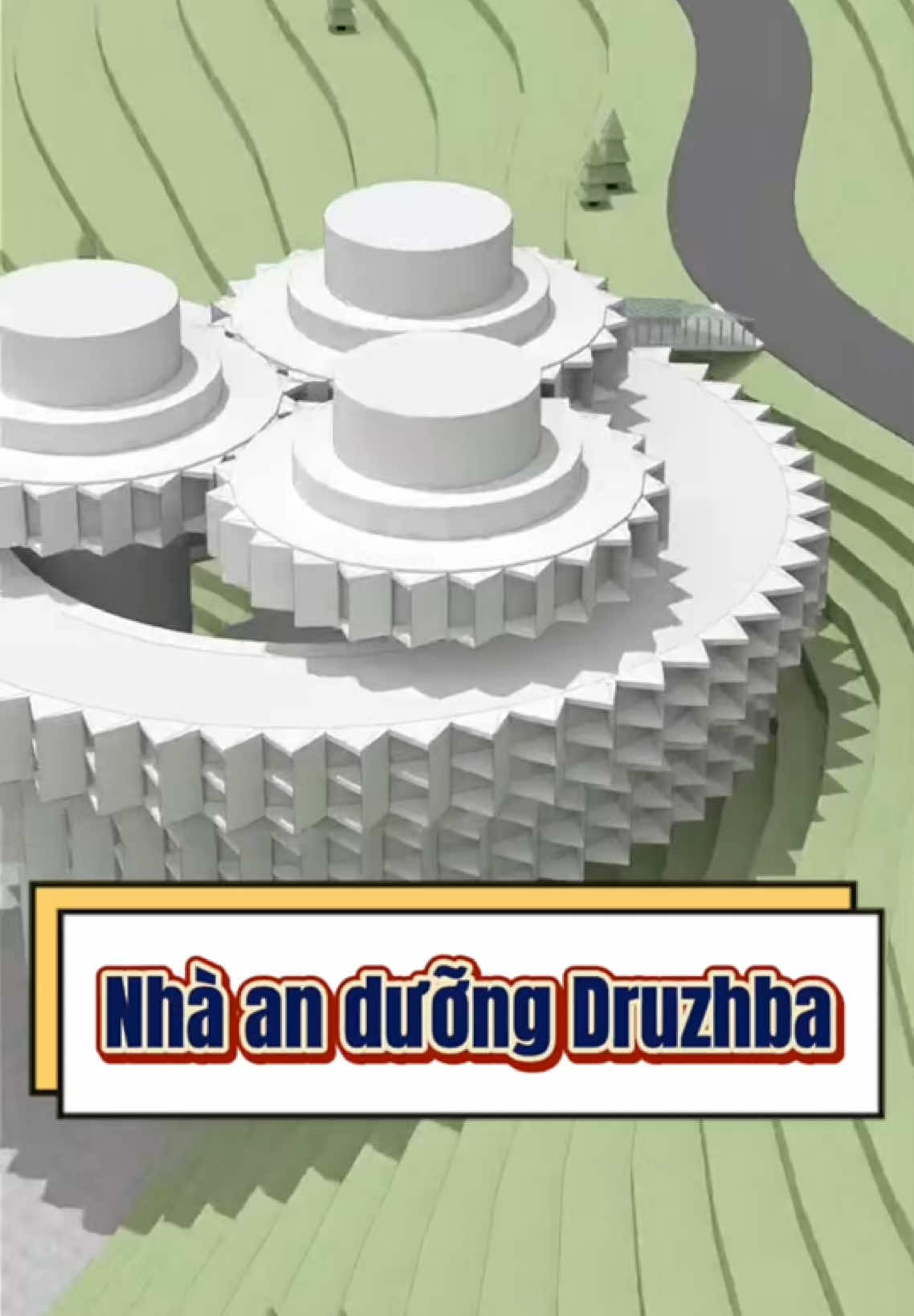 Chúc mừng bạn đã thiết kế thành công Viện điều dưỡng Druzhba. #kienthucthuvi #khampha #viral #fyp 