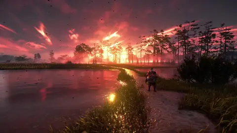 the clouds looks beautiful  #ghostoftsushima #jinsakai #gameplay #paisajes #samurai 