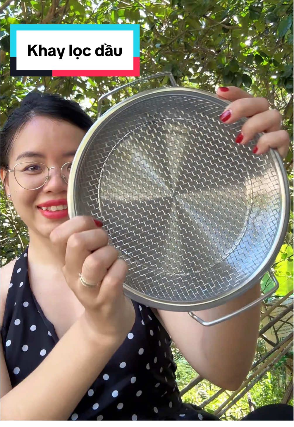 Nhà có mấy đứa con nít khoái ăn đồ chiên mà gặp trúng cái khay lọc dầu này là đúng bài luôn#khaylocdau #khaylocdauchienran #dungcunhabep