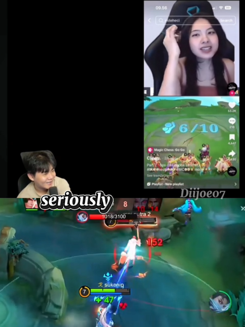 React Steven Age.. BuDok EstehEci😂 #age #budok #MLBBNEXT2025 #NEXTJagoanMabar 