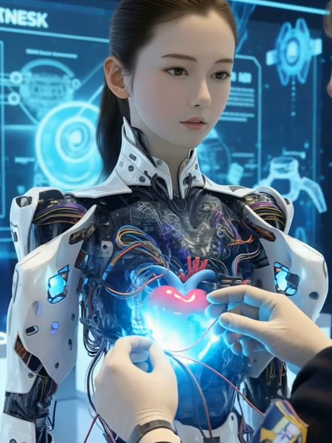 Guy Tries Out the Newest Girlfriend Robot at the Expo #ai #robot #2025 