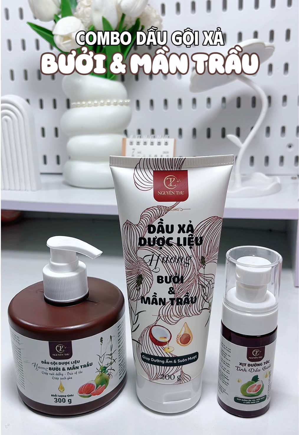 Tóc mỏng tóc thưa thì phải rinh liền em này #daugoimoctoc #xitmoctoc #daugoixa #daugoixabuoimantrau #nguyenthu 