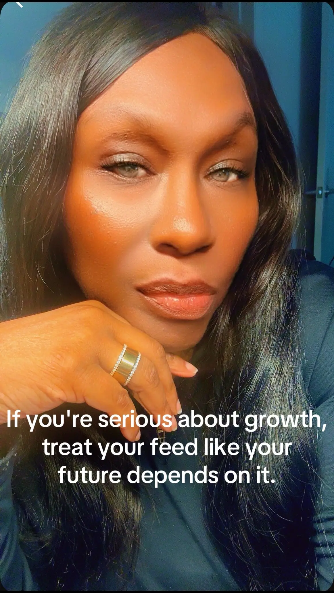 If you're serious about growth, treat your feed like your future depends on it. #GrowthMindset #ViralTips #ContentCreator