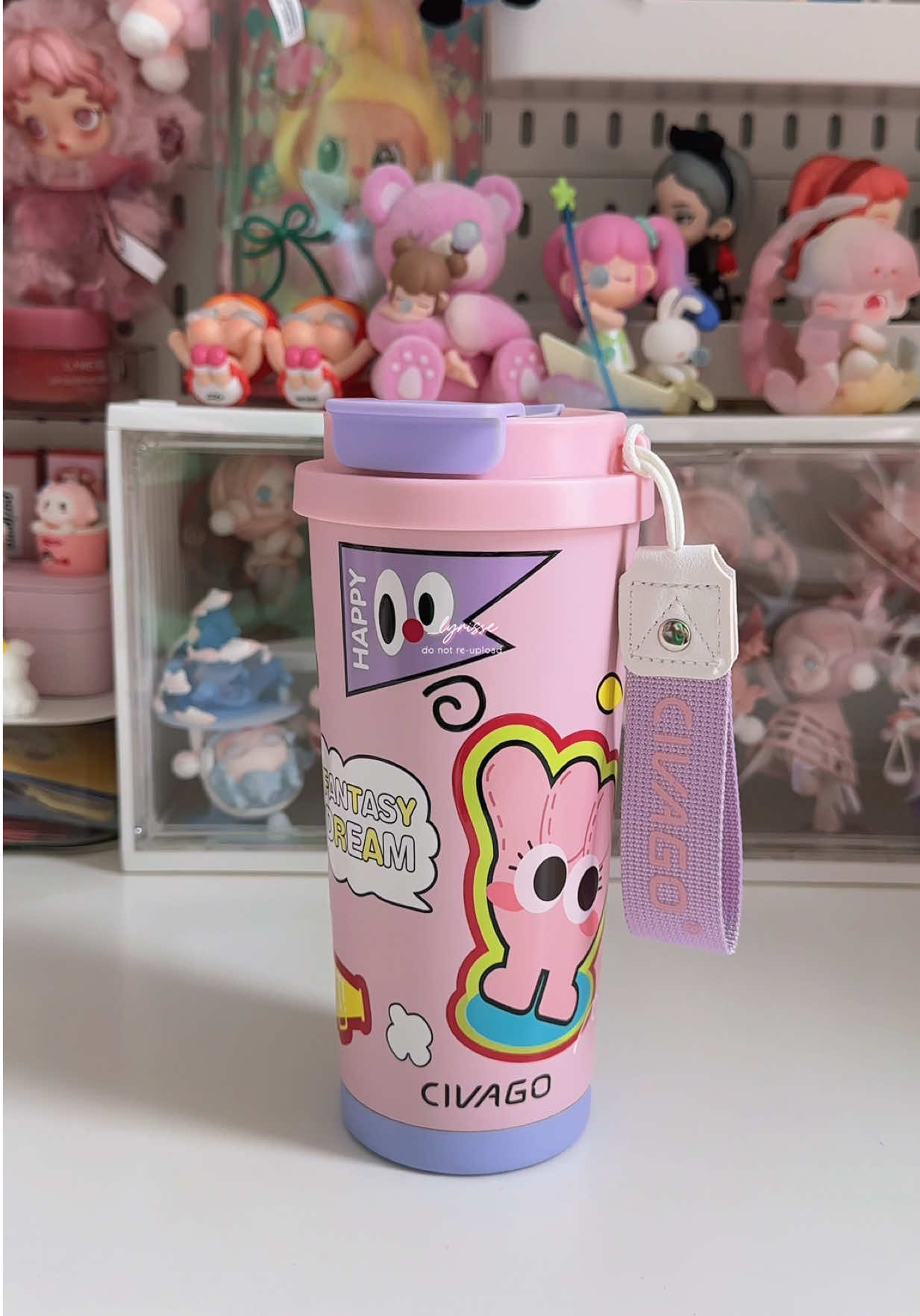 this is a cute tumbler! 💖 #tumbler #civago #coffeecup #ceramictumbler #giftideas 