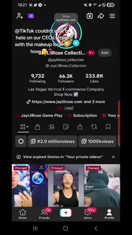 Man oh man @tiktok couldn't wait to hate on our CEOs return with the #makeup look 😂😢🤣 how 🤔❓ literally just up a few minutes up and a direct repost from her main @Jay Lil Rose account #WhatToPlay #creatorsearchinsights 