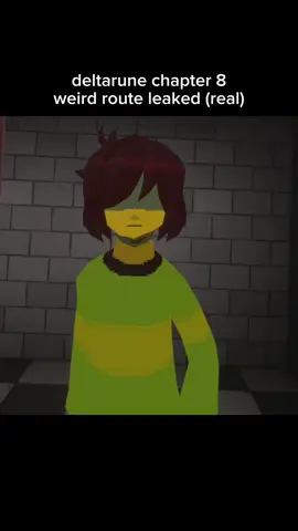 Toby went kinda wacky with this one idk                               #deltarune #weirdroute #bonelab 