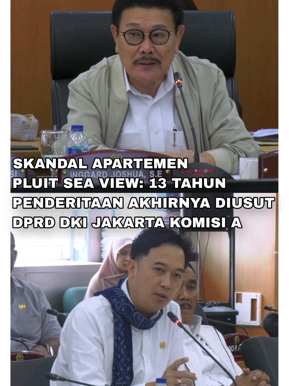 Anggota Komisi A DPRD Provinsi DKI Jakarta, Kevin Wu, meminta agar Pemerintah Provinsi (Pemprov) DKI Jakarta meninjau ulang Izin Mendirikan Bangunan (IMB) yang diberikan kepada PT. Binakarya Bangun Propertindo untuk membangun Apartemen Pluit Sea View. Pasalnya, terdapat sejumlah bangunan rusak disebabkan kontur tanah yang sudah turun. Terlebih, warga Apartemen Pluit Sea hingga kini belum mendapatkan sertifikat bangunan Akte Jual Beli (AJB), sejak tahun 2012 hingga 2025. “Kita minta meninjau ulang perizinan-perizinan yang sudah mereka keluarkan, khususnya tadi yang tidak layak, apalagi yang memang ditemukan tidak layak, kita minta itu dicabut,” ujar Kevin di Gedung DPRD DKI Jakarta, Senin (15/9). Lebih lanjut, sambung Kevin, permasalahan tersebut harus segera ditindaklanjuti. Mengingat, Pemprov DKI Jakarta melalui Dinas Cipta Karya Tata Ruang dan Pertanahan (Citata) DKI Jakarta yang telah memberikan IMB. Warga Apartemen Pluit Sea View sudah 13 tahun lunas dan minta uang dikembalikan beserta kerugiannya. @dprddkijakarta  #DPRDDKI​ #DKIJakarta​ #Jakarta​ --- Artikel dan Berita selengkapnya kunjungi Website Resmi : https://dprd-dkijakart...​